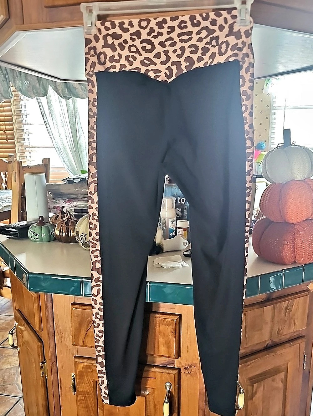 Jess Lea Animal Print Panel Leggings